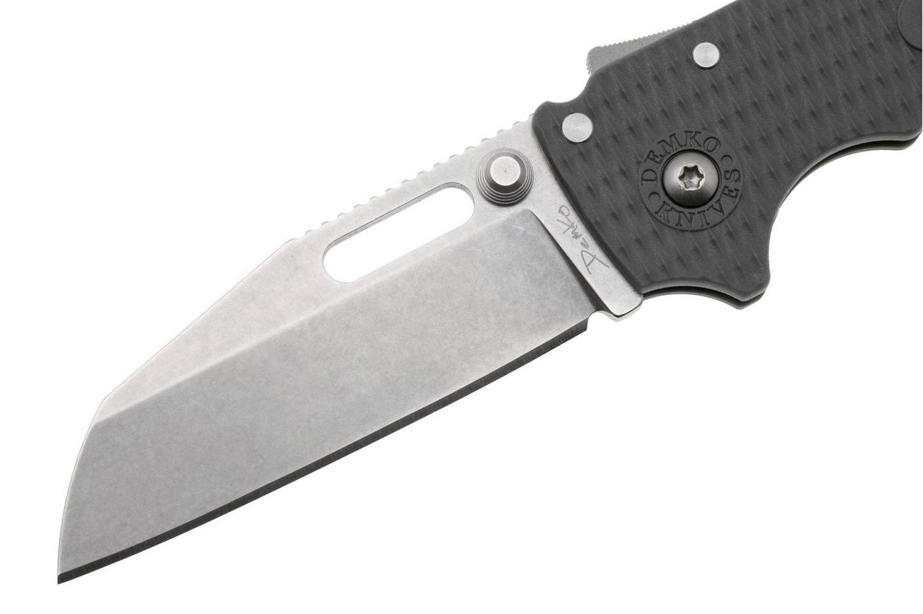 Demko AD20.5 Shark-Lock, Stonewashed AUS-10 Shark Foot, 205-10A-SFGRY, Grey Grivory zakmes