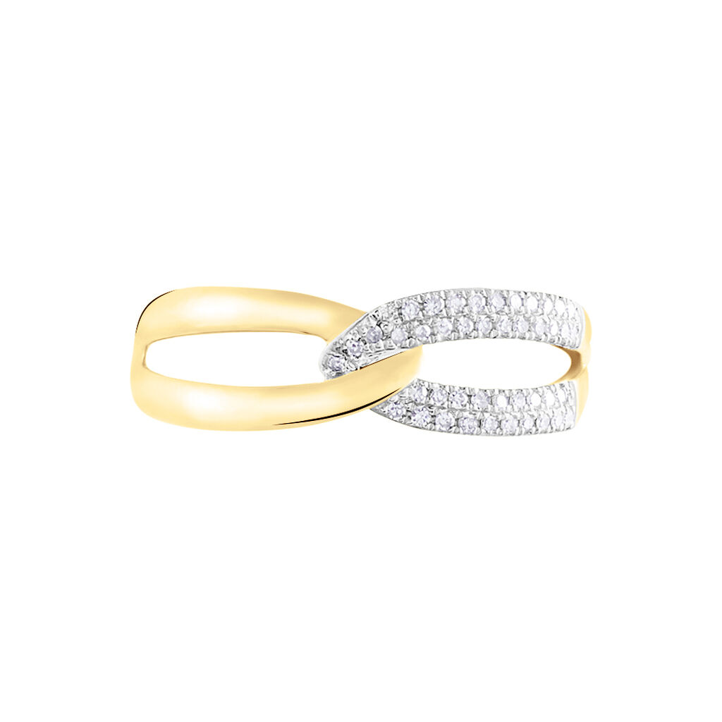 Bague Simouna Or Jaune Diamant