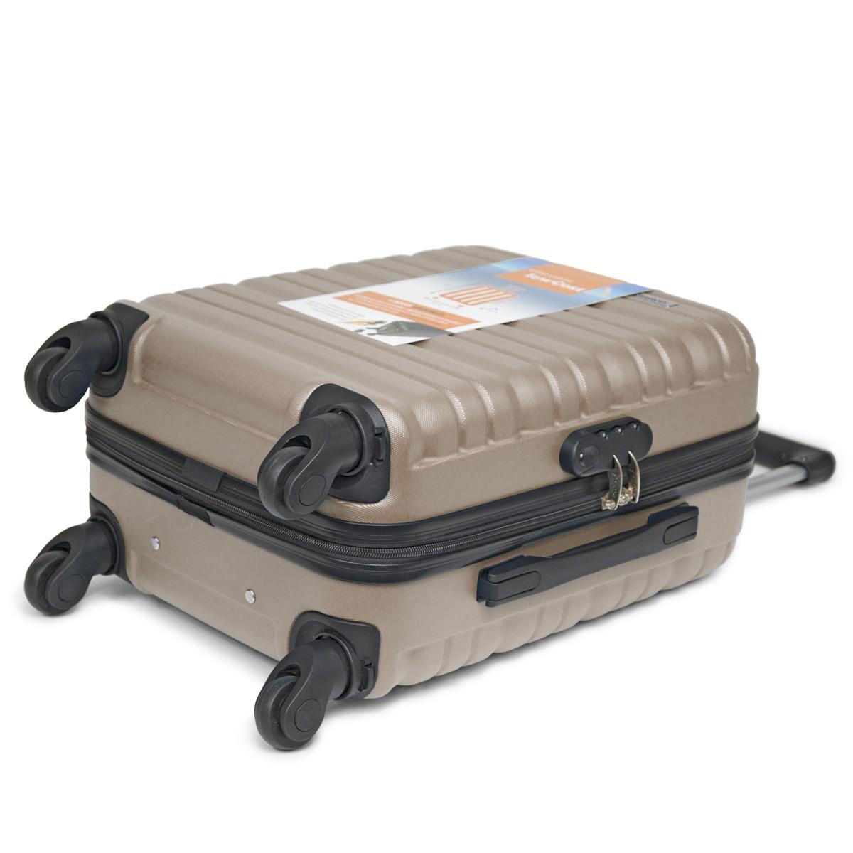 VALISE CABINE KINSTON CHAMPAGNE 50X36X20CM