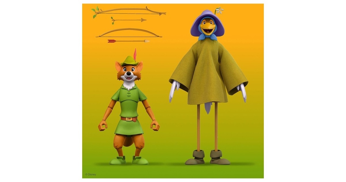 Super7 Disney: Ultimates Wave 2 - Robin Hood Stork Costume 7 inch Action Figure Speelfiguur