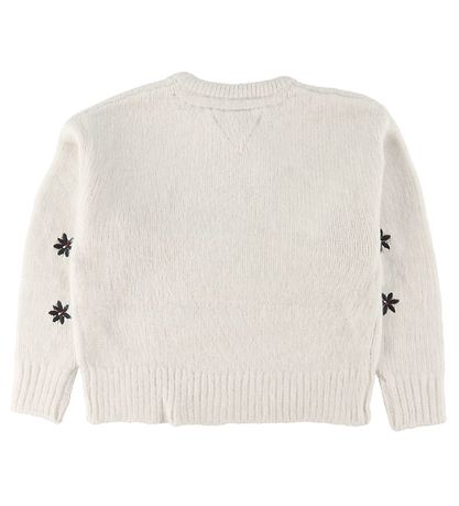 Tommy Hilfiger Bluse - Strik - Snow White m. Blomster