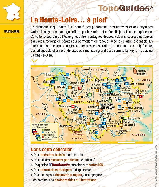 FFRP - D043 LA HAUTE LOIRE A PIED FFRP