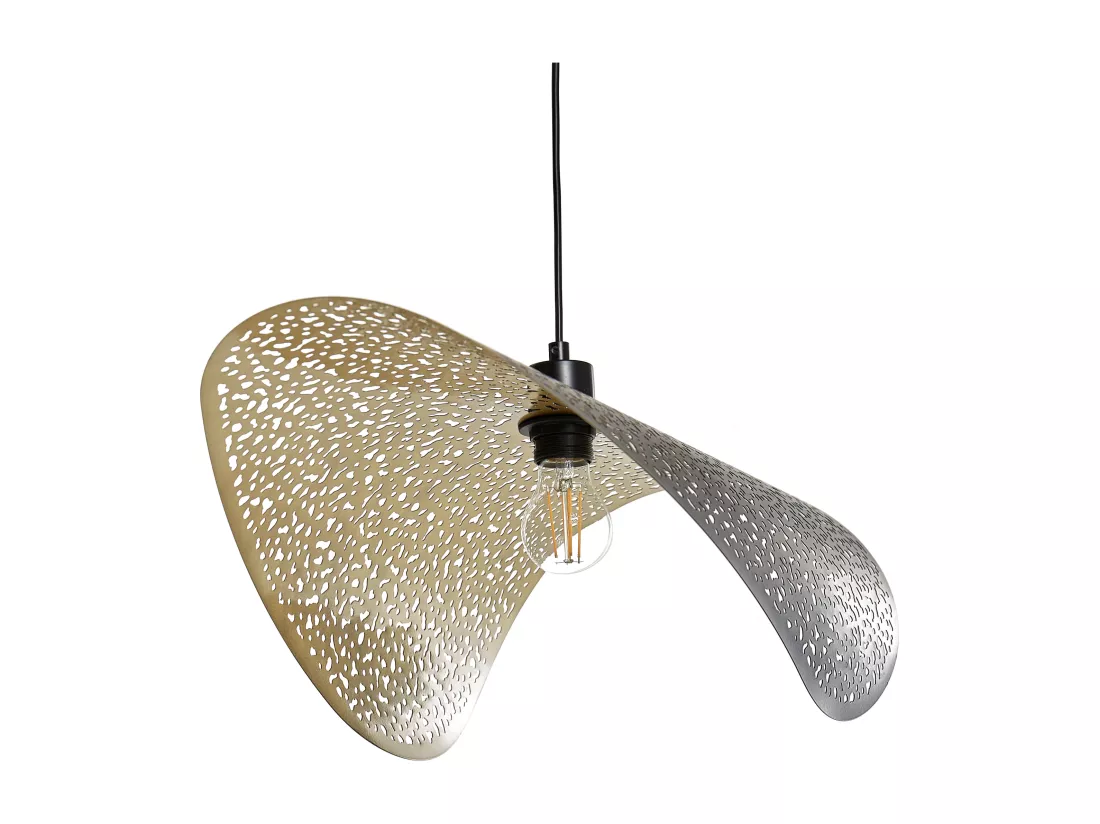 Lampe suspension MAHI Métal Noir