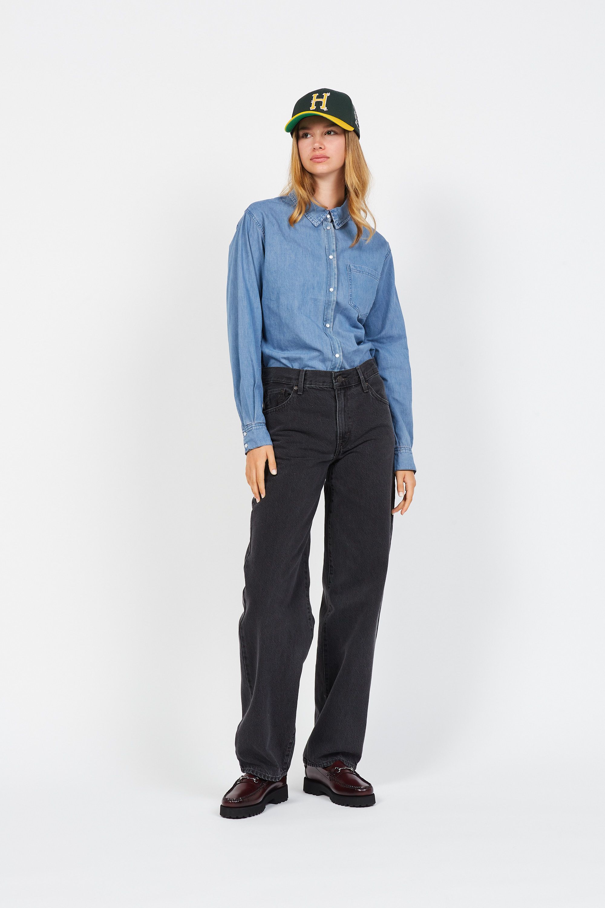 LEVI'S jean DAD BAGGY Noir