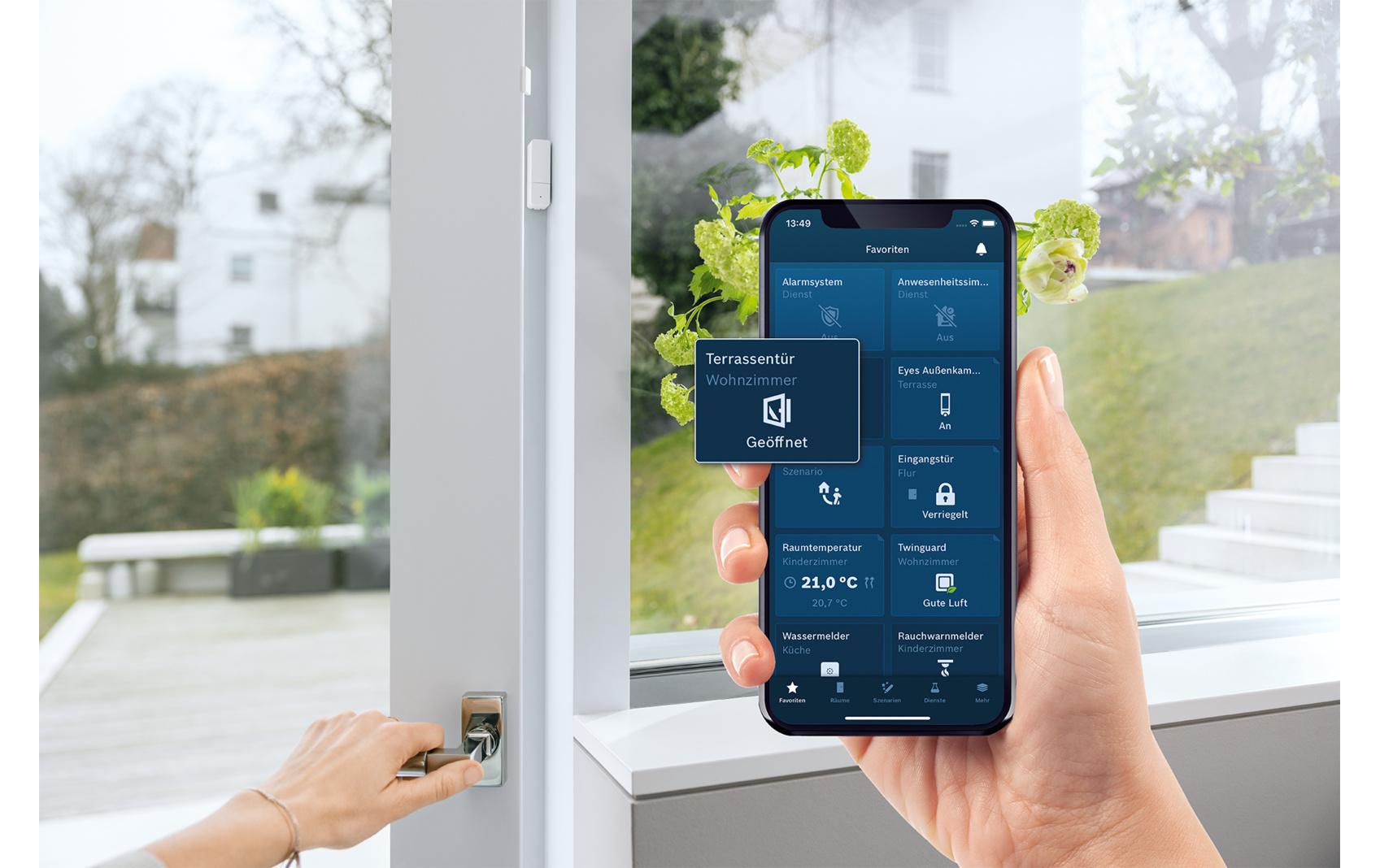 WLAN-Tür-/Fensterkontakt II [+M] 3er Set<br>Der smarte Sensor für zuverlässige Erkennung von offenen Türen und Fenstern