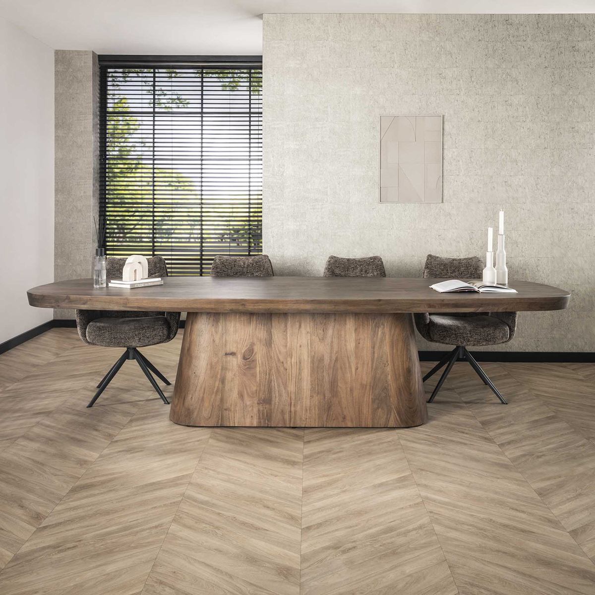 Eettafel Helikopter View