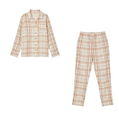 Pyjama femme à carreaux