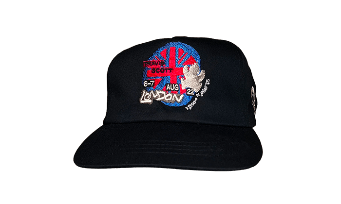Travis Scott O2 Live Union Jack Hat Black