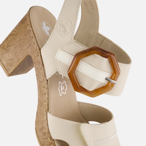 Rieker Sandalen beige Synthetisch