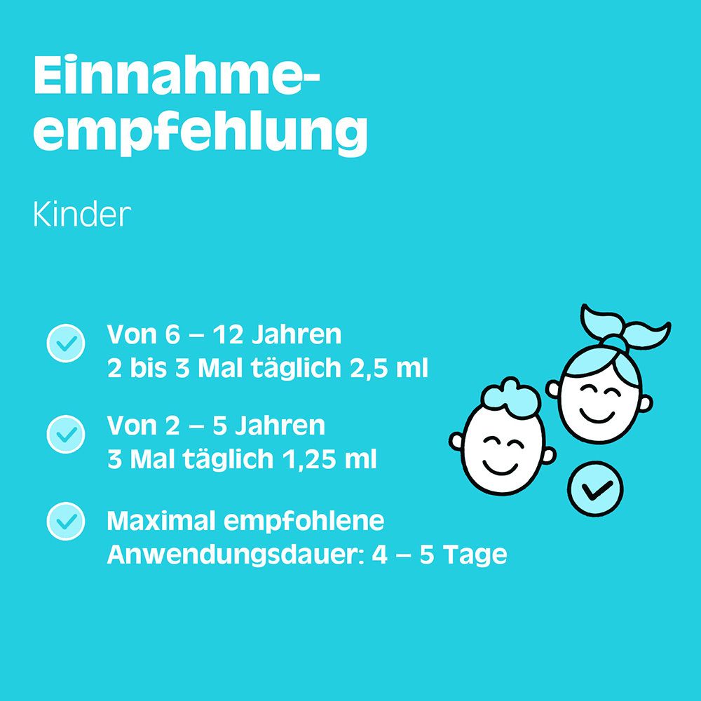 Silomat® Hustenlöser – erleichtert das Abhusten & reduziert neue Hustenattacken durch Ambroxol – Erdbeer-Vanille-Geschmack – für Kinder ab 2 Jahren geeignet