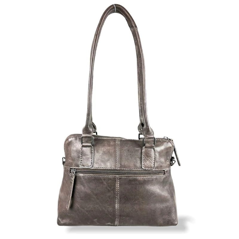 Bear Design Callisto Pelle Hand/ Schoudertas Petra Dark Grey CP1792