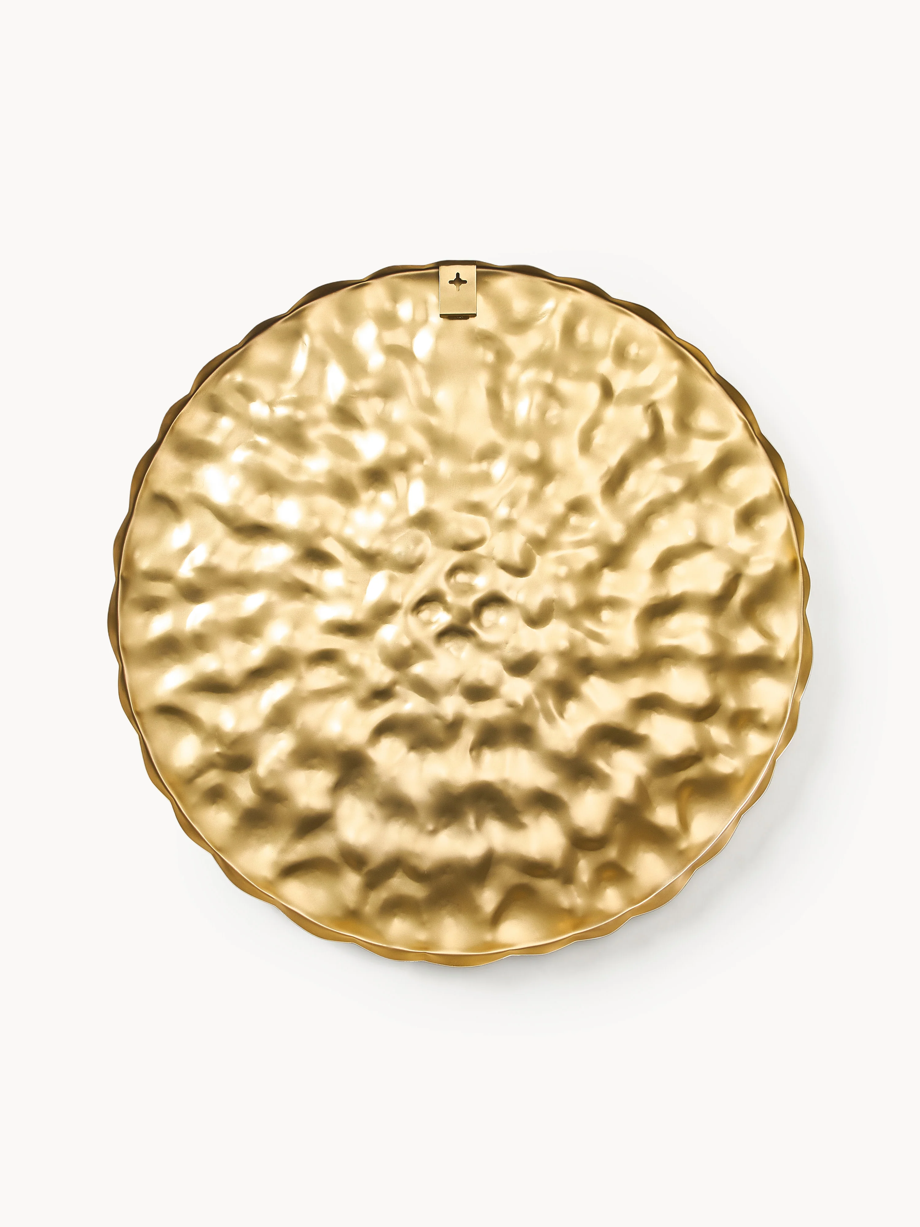 Wandobject Splash met gehamerd oppervlak, Ø 120 cm