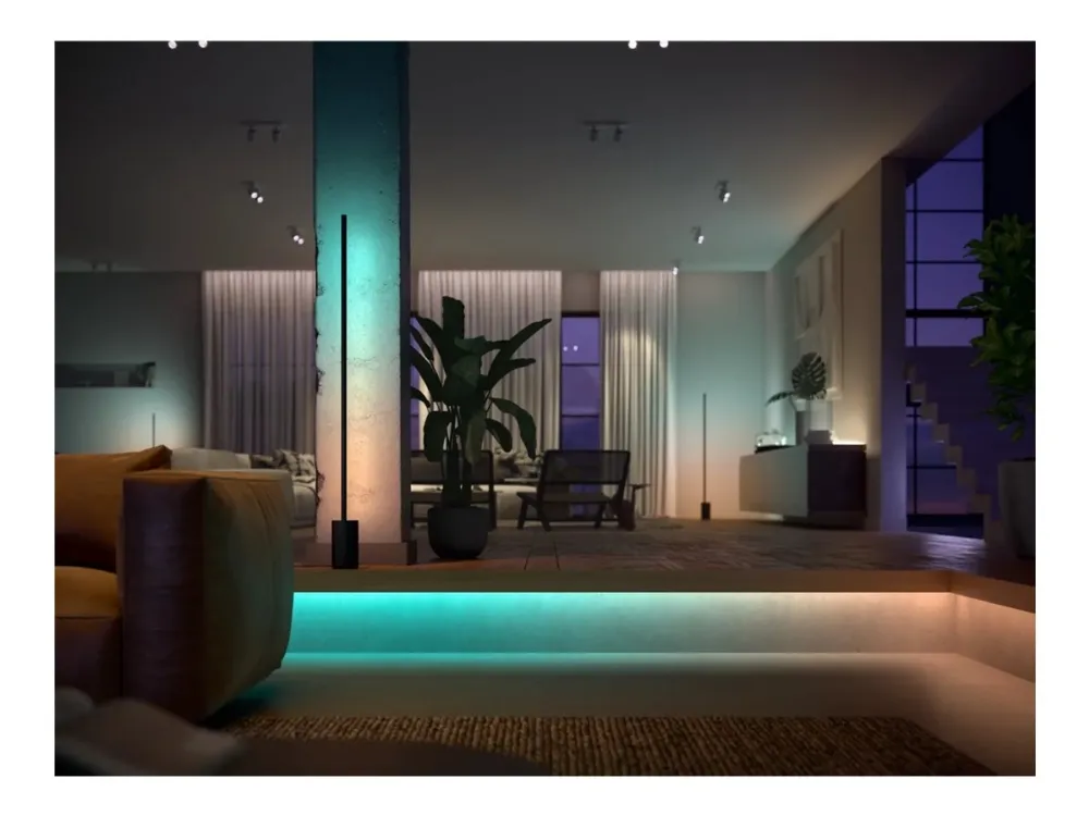 Philips Hue White and Colour Ambiance Gradient - Lysrem - LED - 20 W - 2200-6500 K - 200 cm - hvid