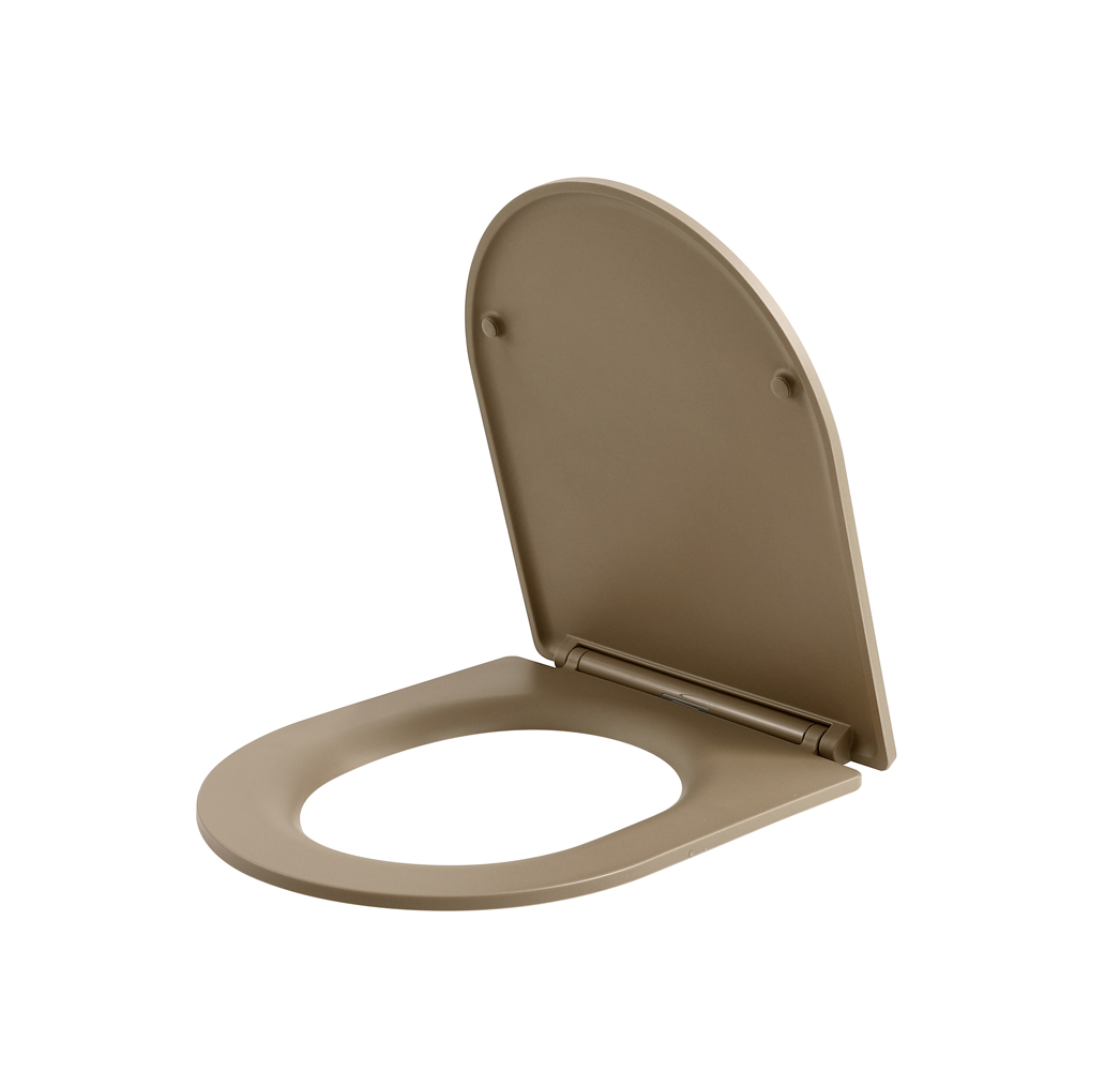 Saniclear Itsie softclose toiletzitting taupe