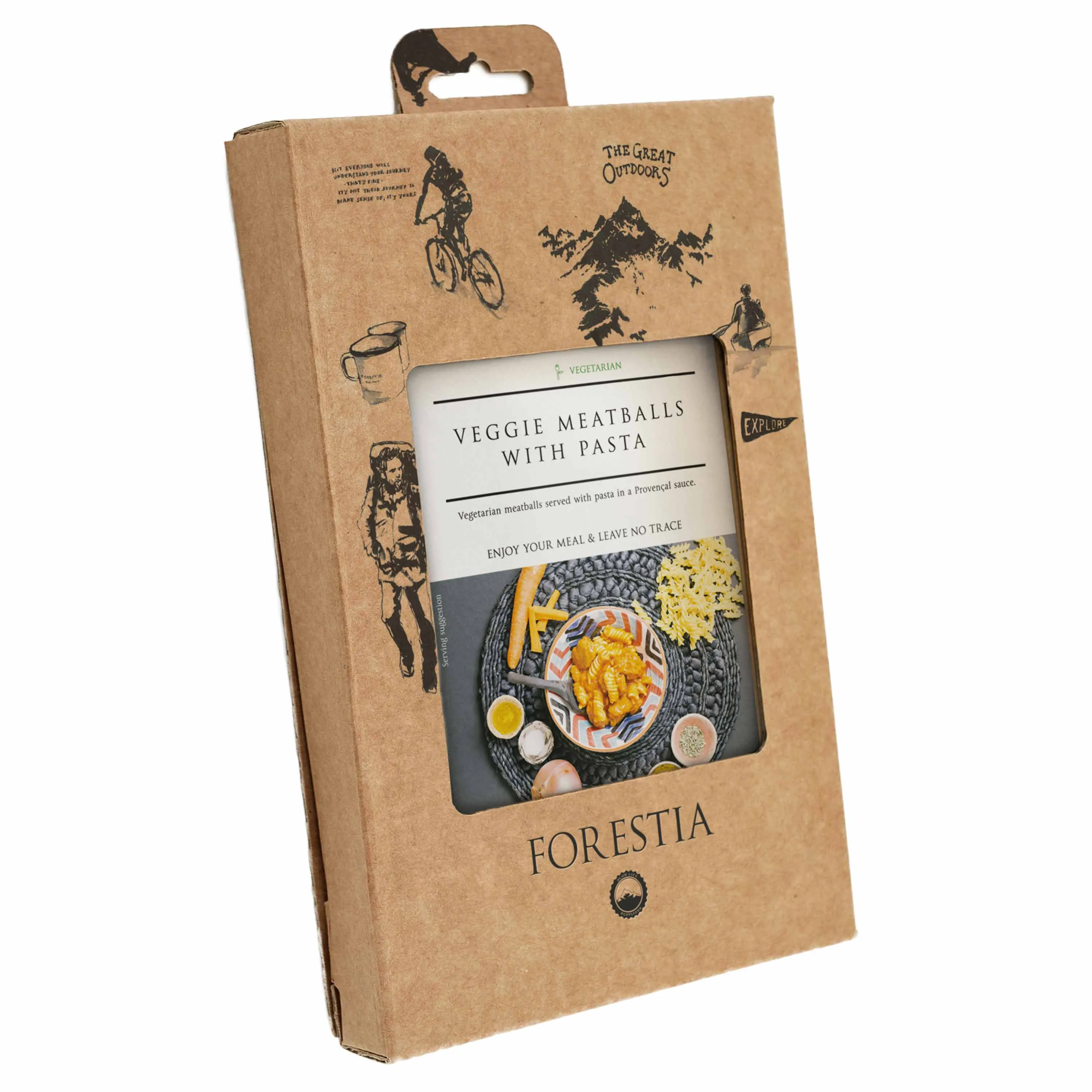 Forestia -  Gemüsebällchen mit Nudeln