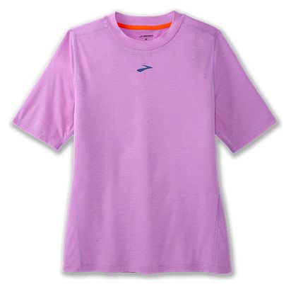 Maillot manches courtes Brooks High Point Short Sleeve Violet Femme