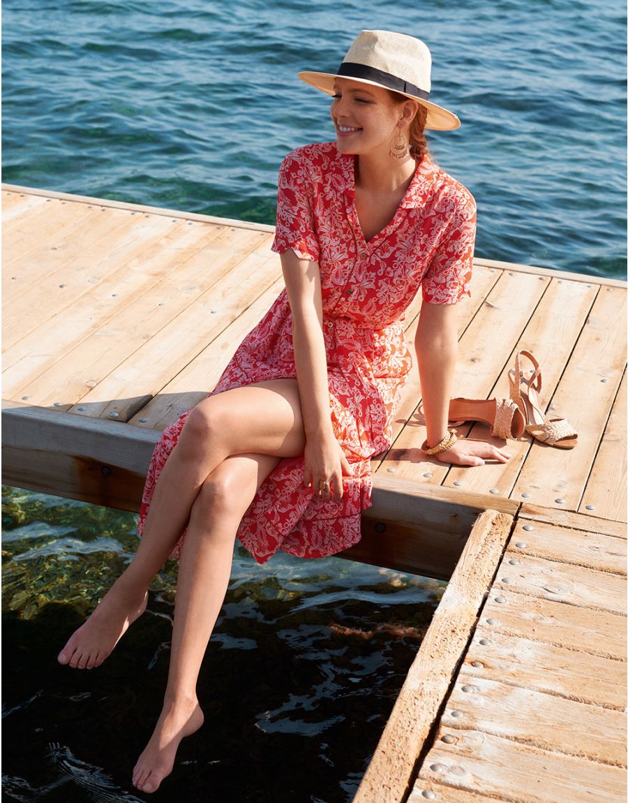 Robe longues à volants