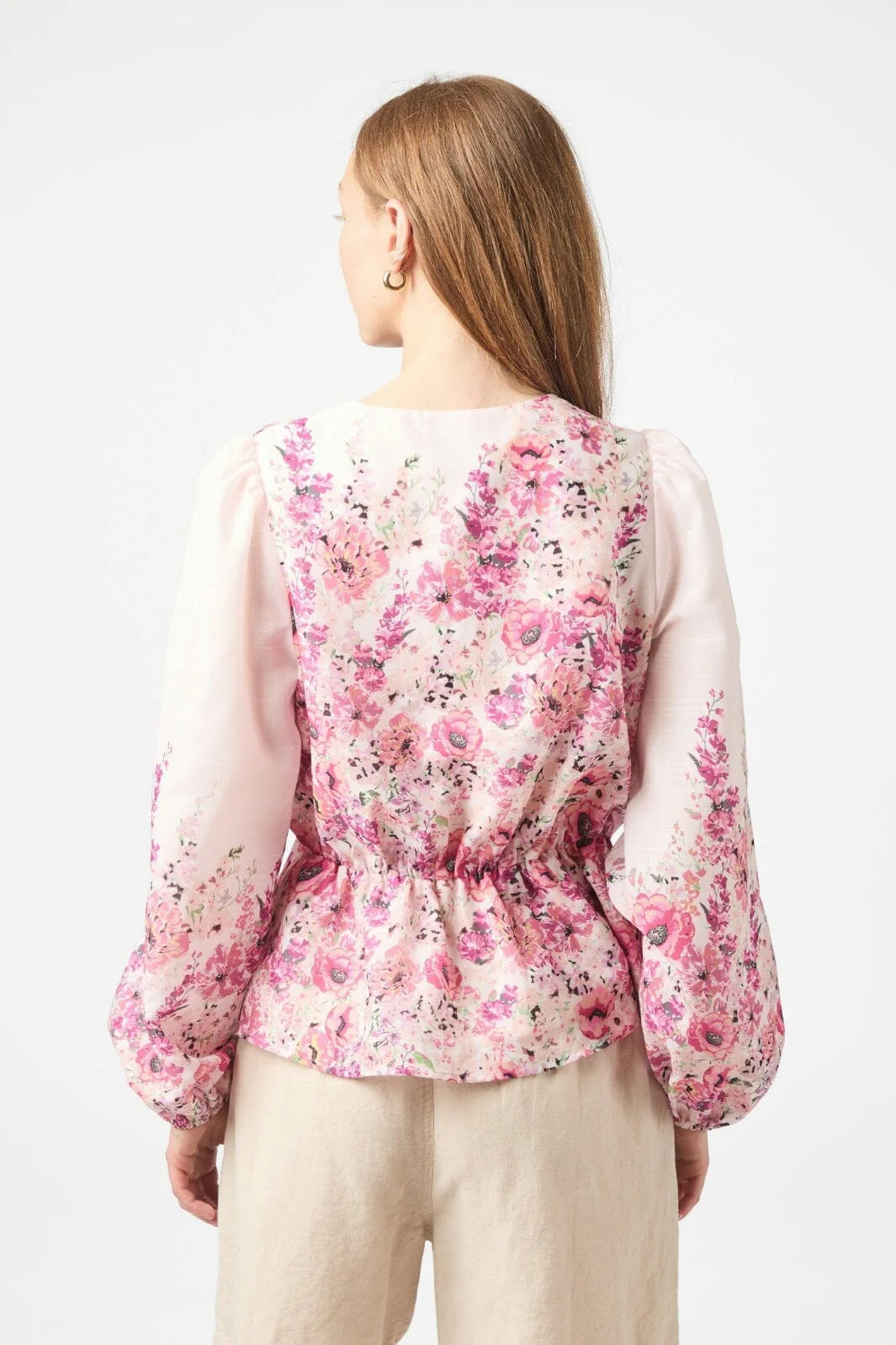 Neo Noir Fie Flower Print Blouse 166417