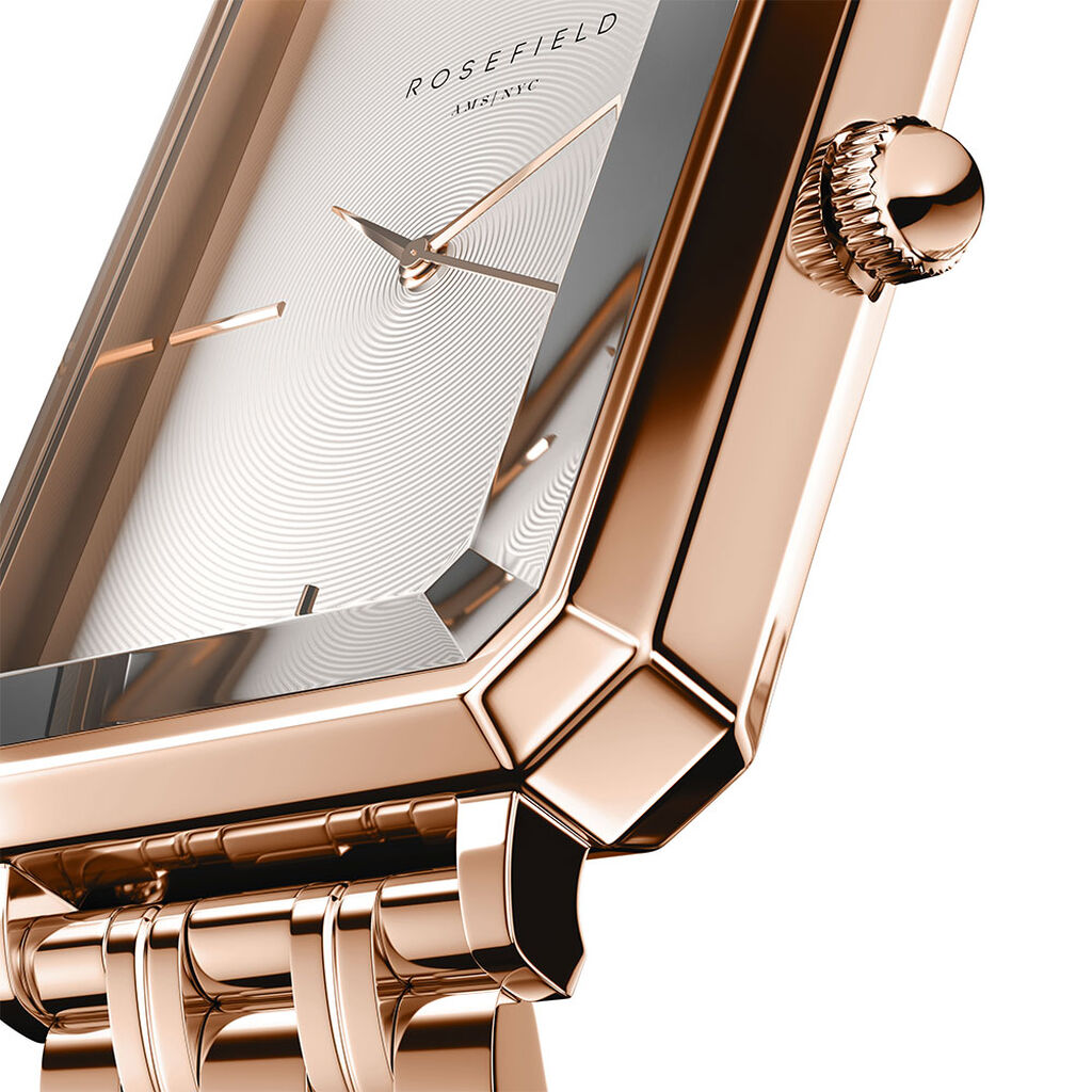 Montre Rosefield Octagon Blanc