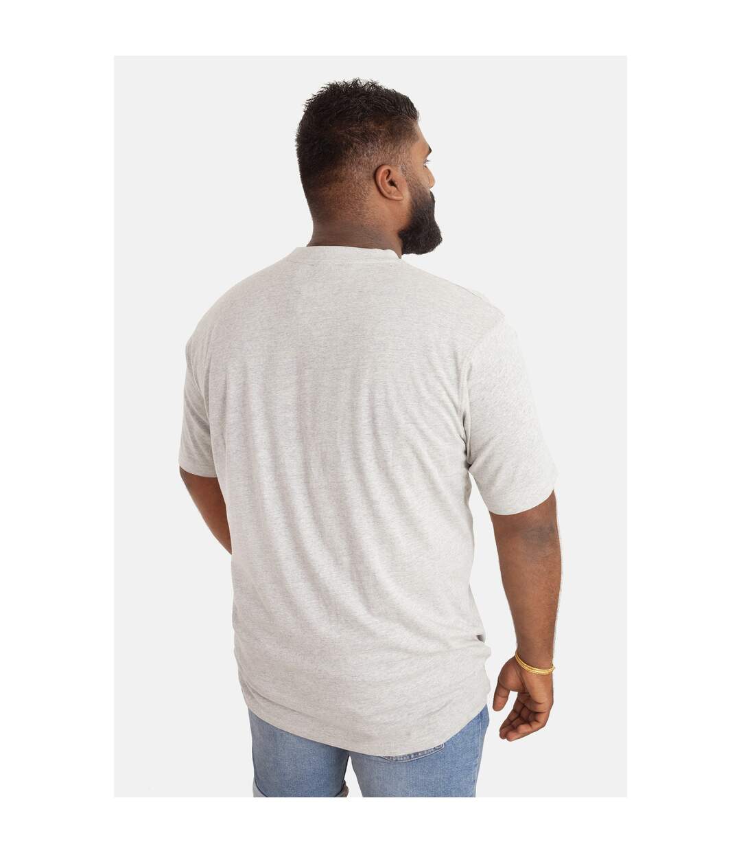 Duke D555 Kingsize Flyers - T-shirt col ras-du-cou - Homme (Gris) - UTDC143