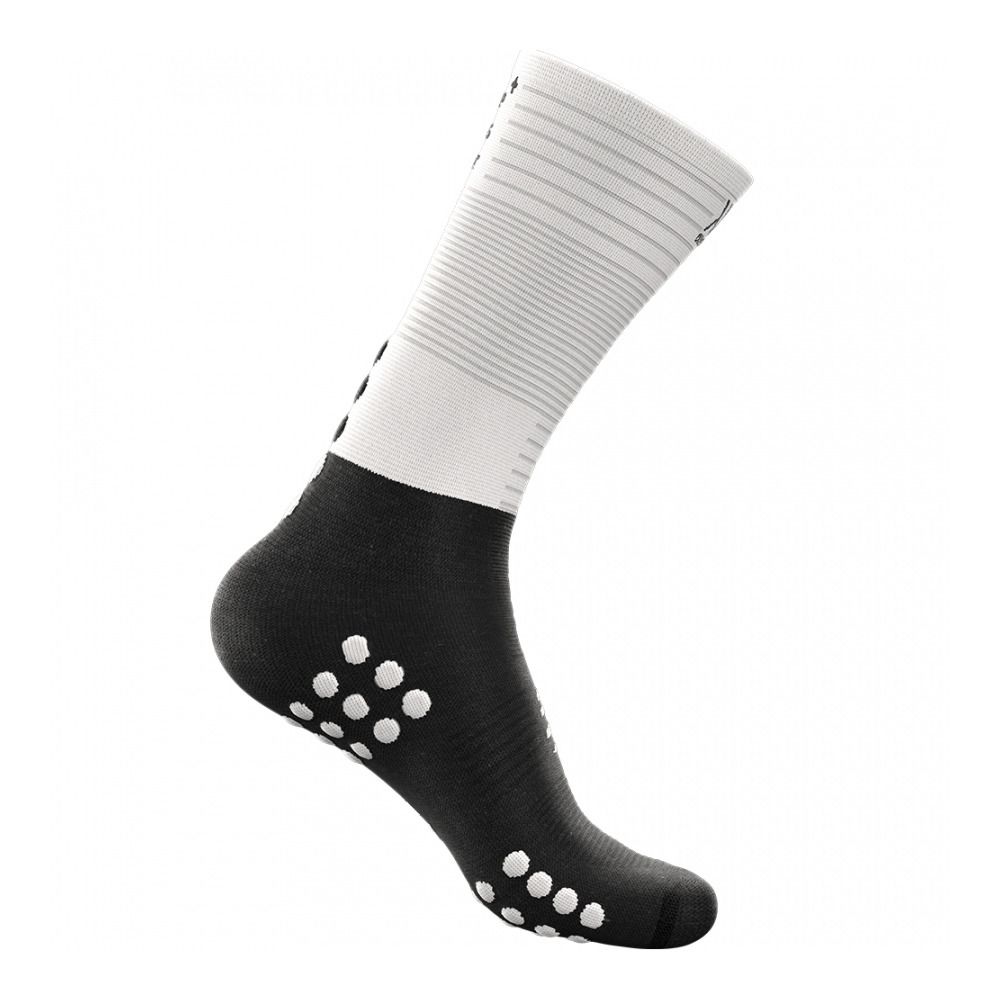 Compressport MID COMPRESSION - Chaussettes white/black
