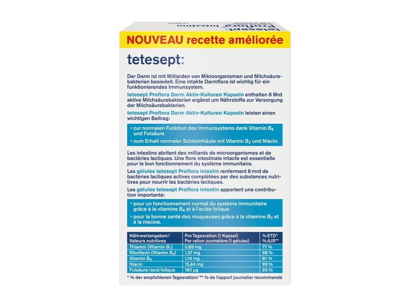 tetesept ProFlora Darm Aktiv 24 Kapseln Nahrungsergänzungsmittel für den Darm