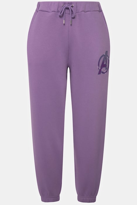 Sweatpants, Wide Legs, Elastikbund, Marvel Print, Unisex