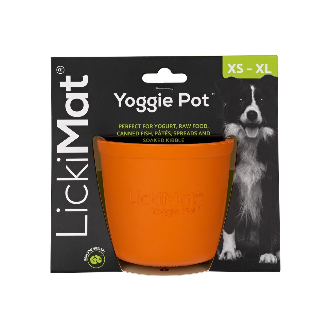 LickiMat Yoggie Pot orange