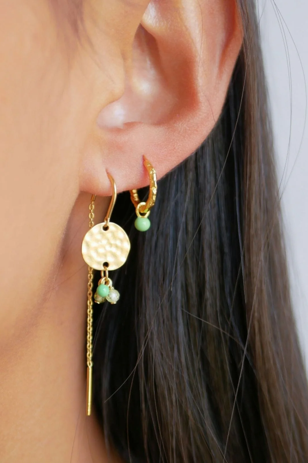 Enamel Copenhagen Hoops, Belle dusty green