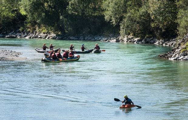 Wildwasser Rafting - Auer Schwall-Unken in Lofer als Geschenk