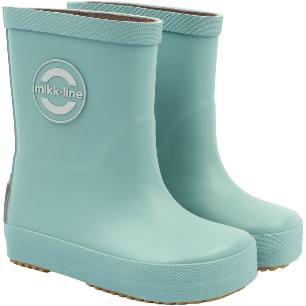 Køb Mikk-Line Stone Blue Gummistøvler Solid - Barefoot
