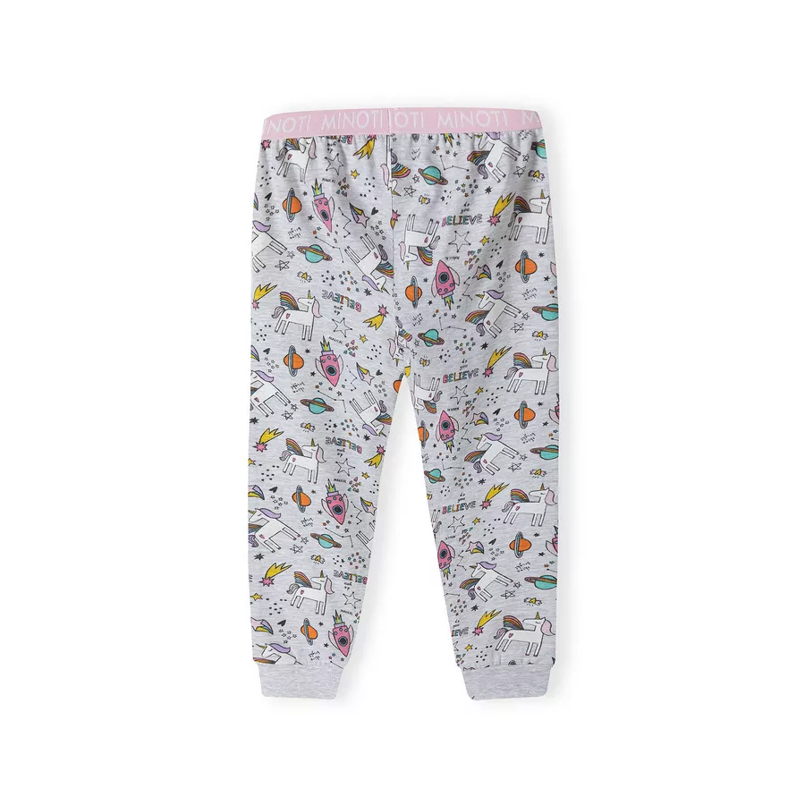 MINOTI Pyjama Grau