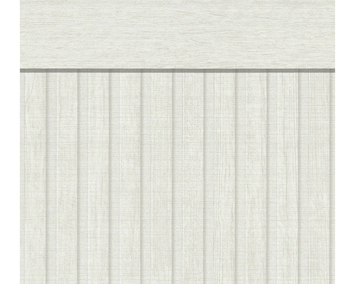 Randplint 39744-3 houten panelen witgrijs 5 m x 106 cm