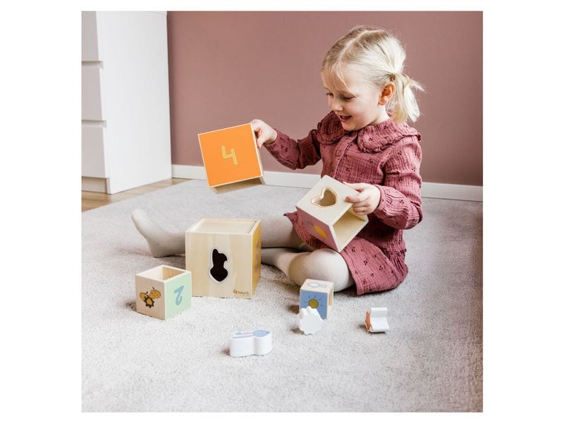 Hauck Stapelspielzeug Stack N Raise Holz-Stapelspiel
