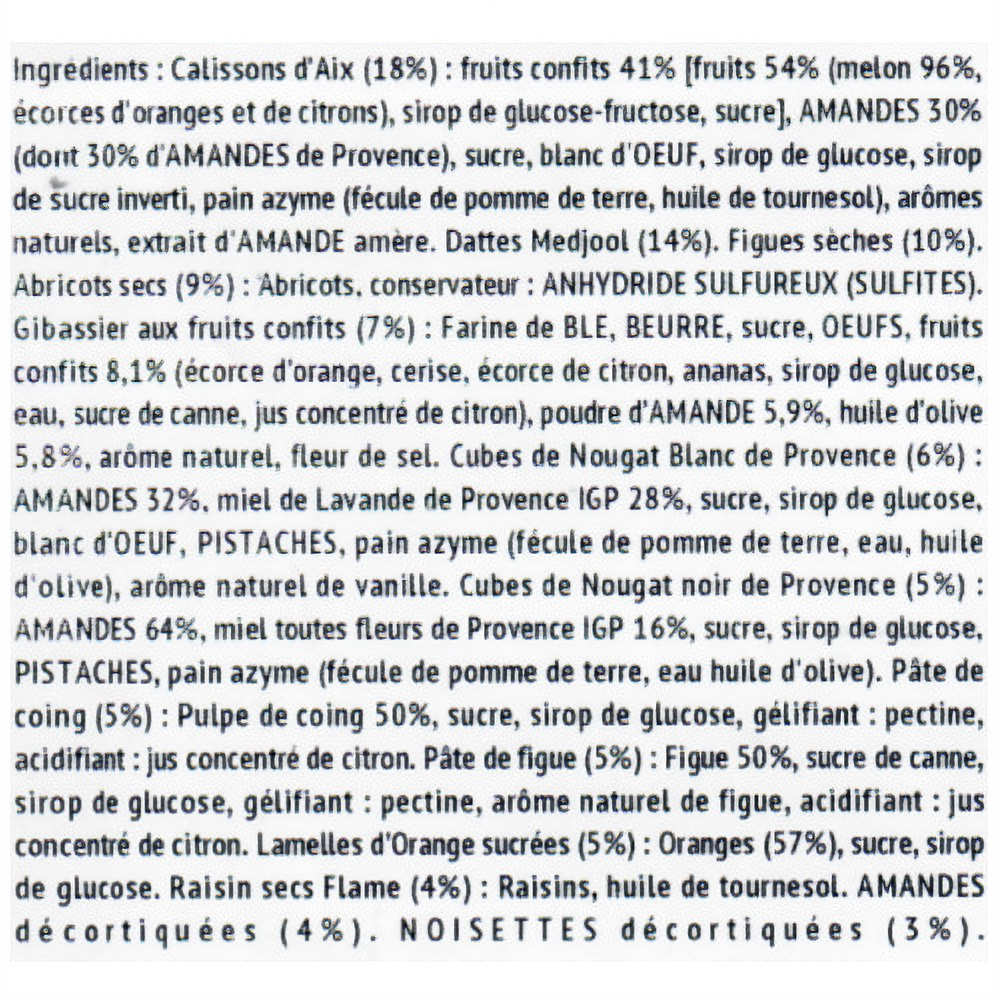 Coffret 13 desserts du Noël provençal