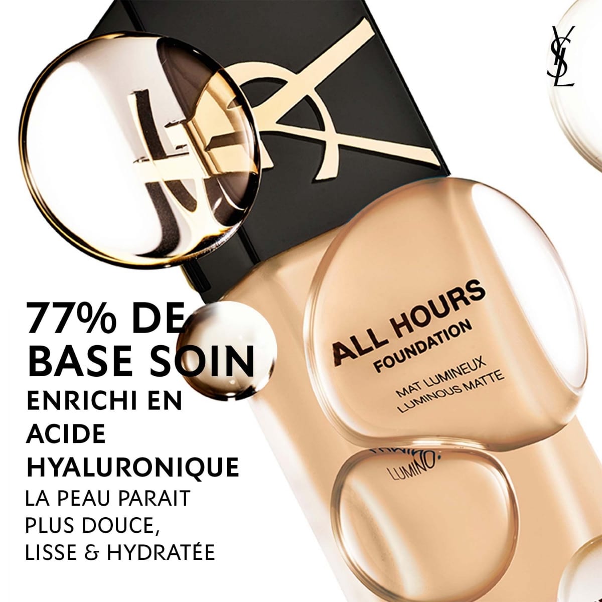 YVES SAINT LAURENT All Hours Fond de Teint Mat Lumineux 24h* Haute Couvrance