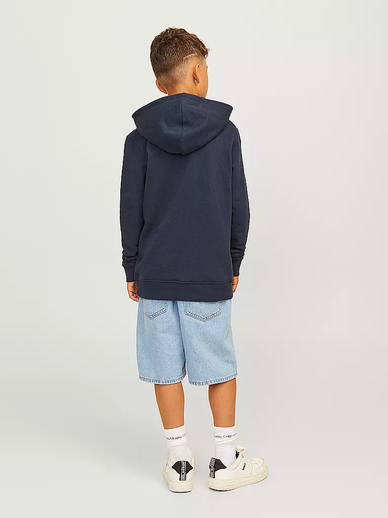 JACK & JONES Jungen Kapuzensweater - Hoodie JJESWIFT  dunkelblau