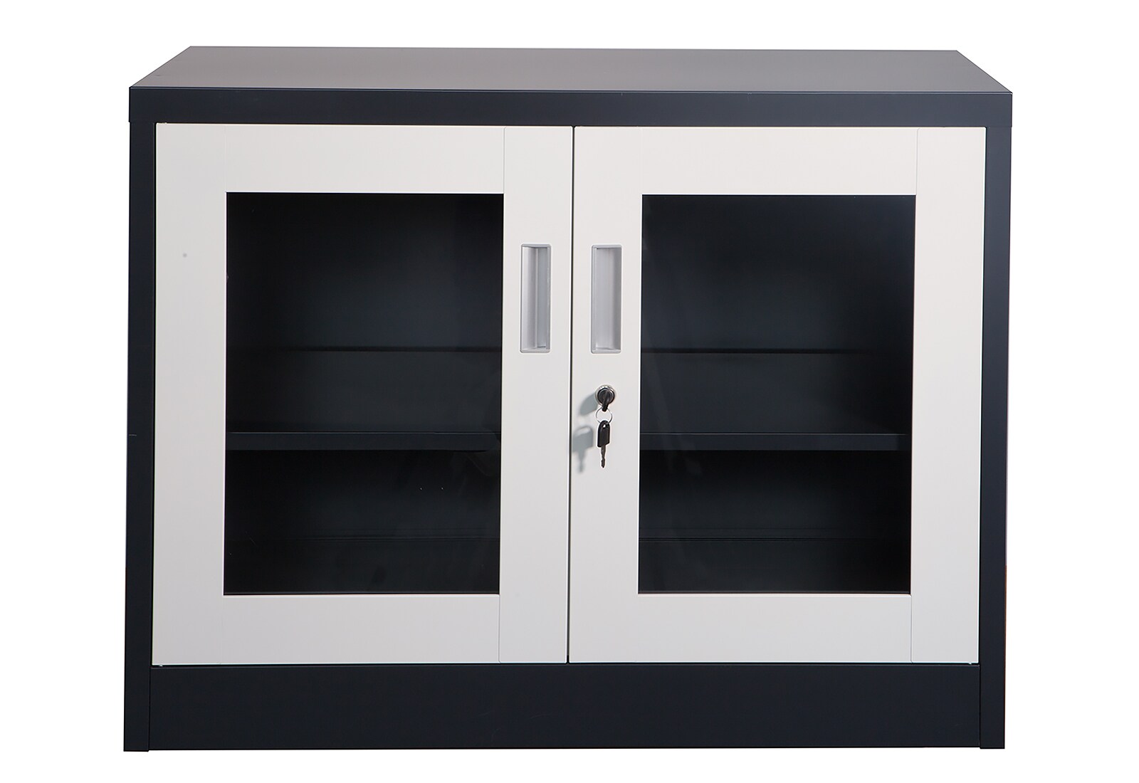 Jet-Line Aktenschrank UFA dunkelgrau weiss