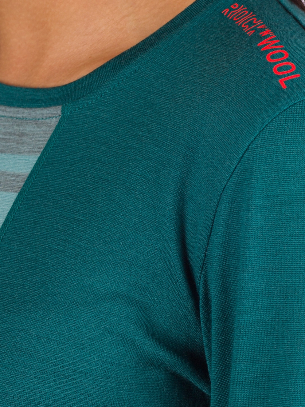 Ortovox 185 Rock 'N' Wool Base Layer Top ice waterfall