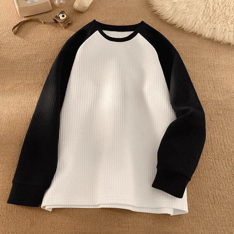 fluffush - Sweatshirt met ronde hals en raglanmouwen