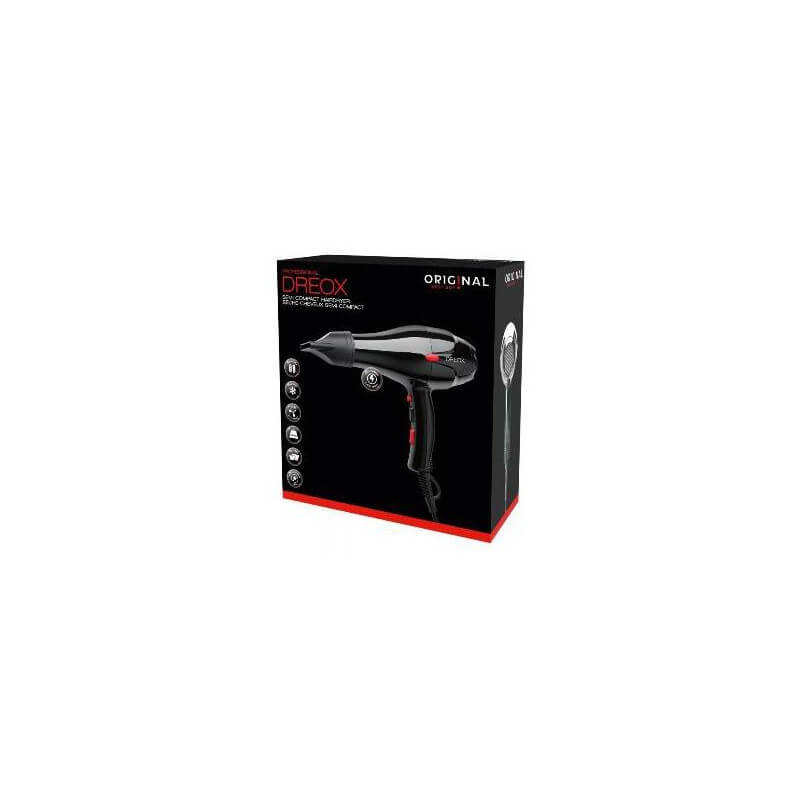 Sèche Cheveux Dréox Noir Semi-Compact 2000 Watts