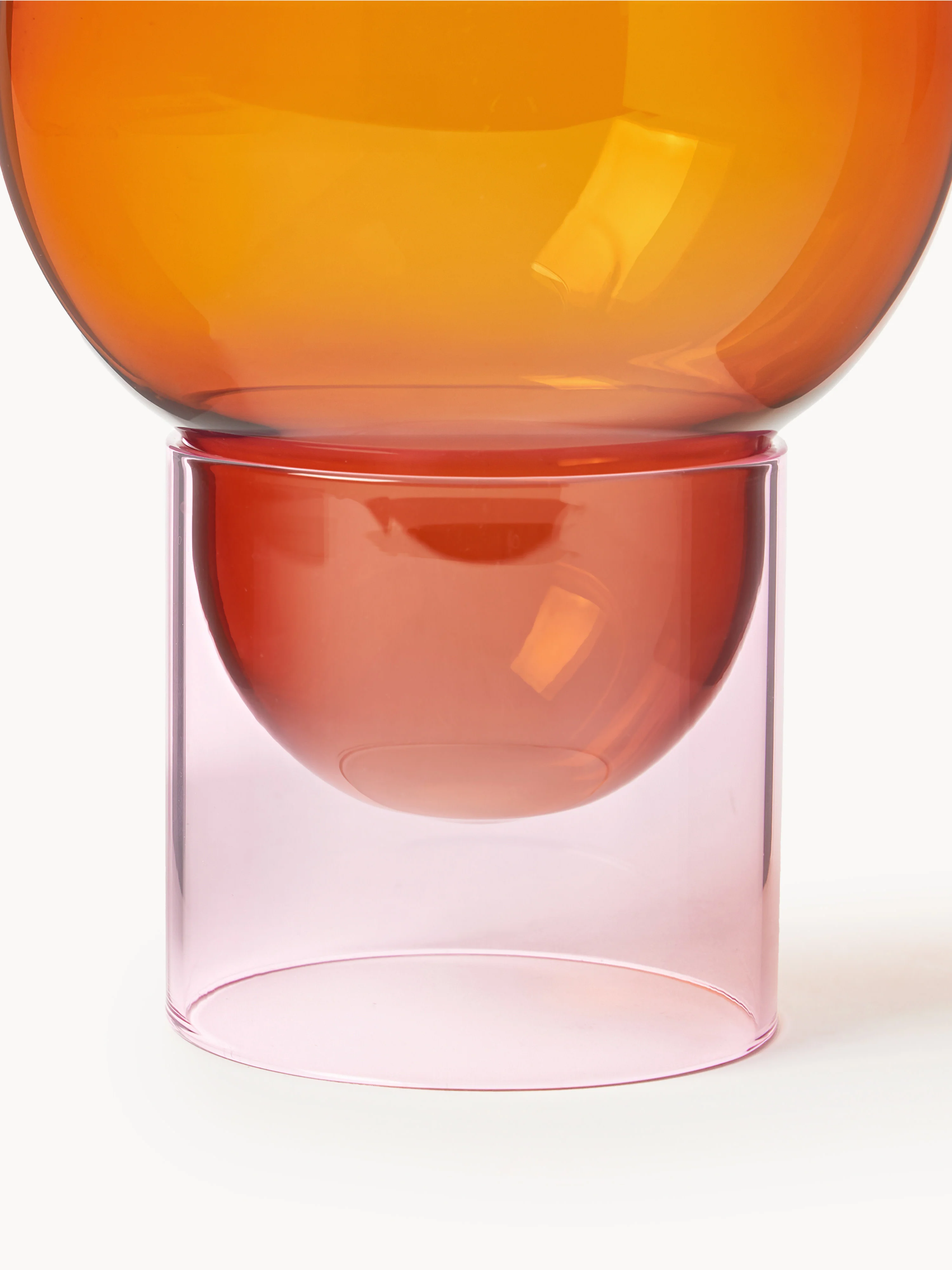 Mondgeblazen vaas Bubble, H 27 cm