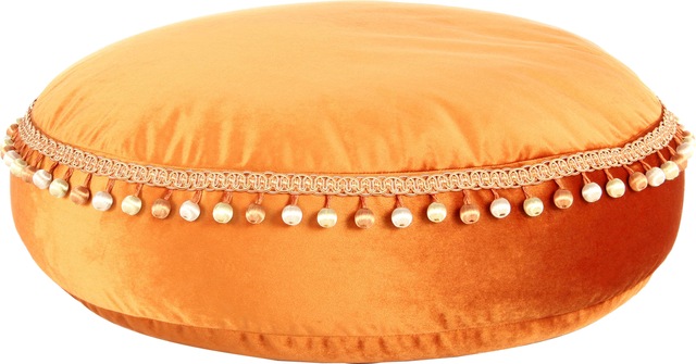 Kayoom Sitzhocker »Pouf Taj Mahal 425, samtweiche Oberfläche« 1 Stk. tlg. samtweich, farbig, modern, orientalisches Design