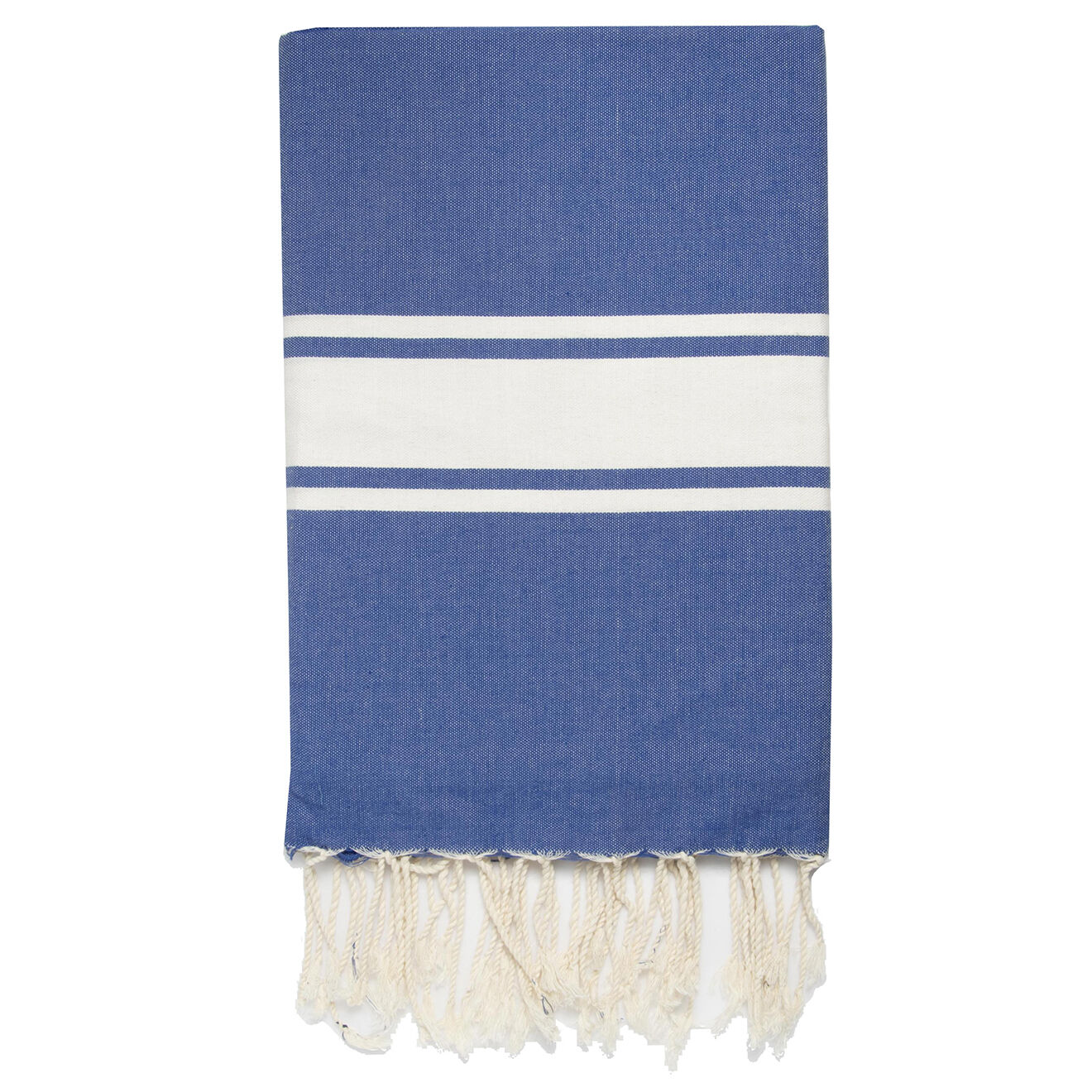 Febronie Nappe 100% Coton 200 g/m² Saint-Tropez bleu grec/blanc