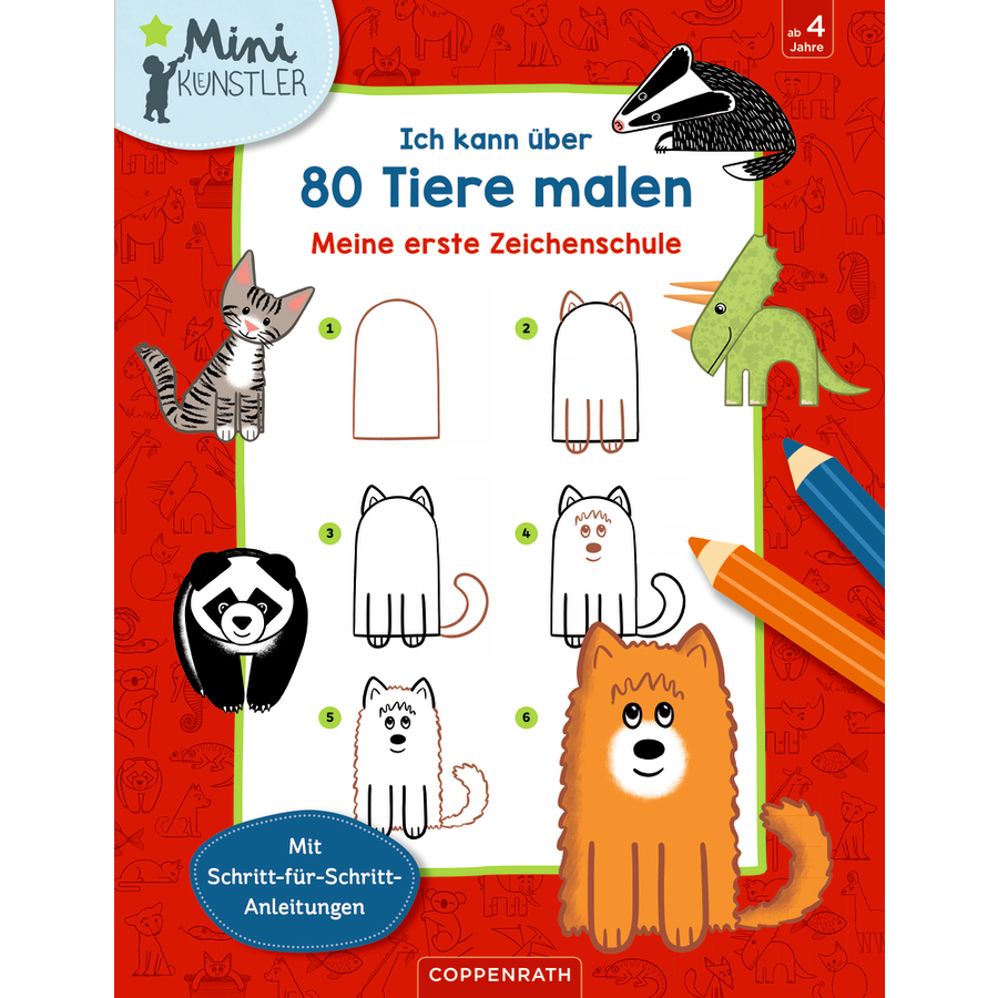 Coppenrath Ich kann über 80 Tiere malen Mini-Künstler