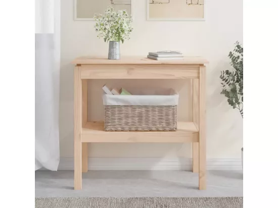 Table console 80x40x75 cm Bois massif de pin