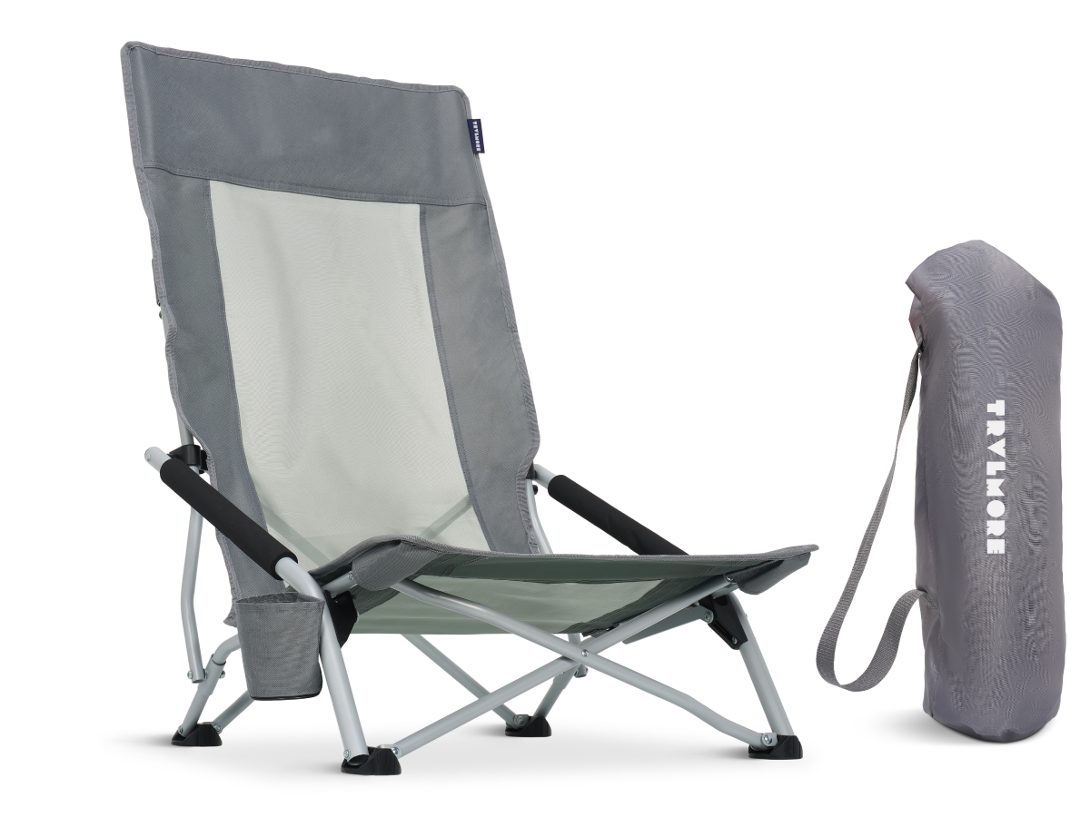TRVLMORE Beach Chair High strandstoel - Grey