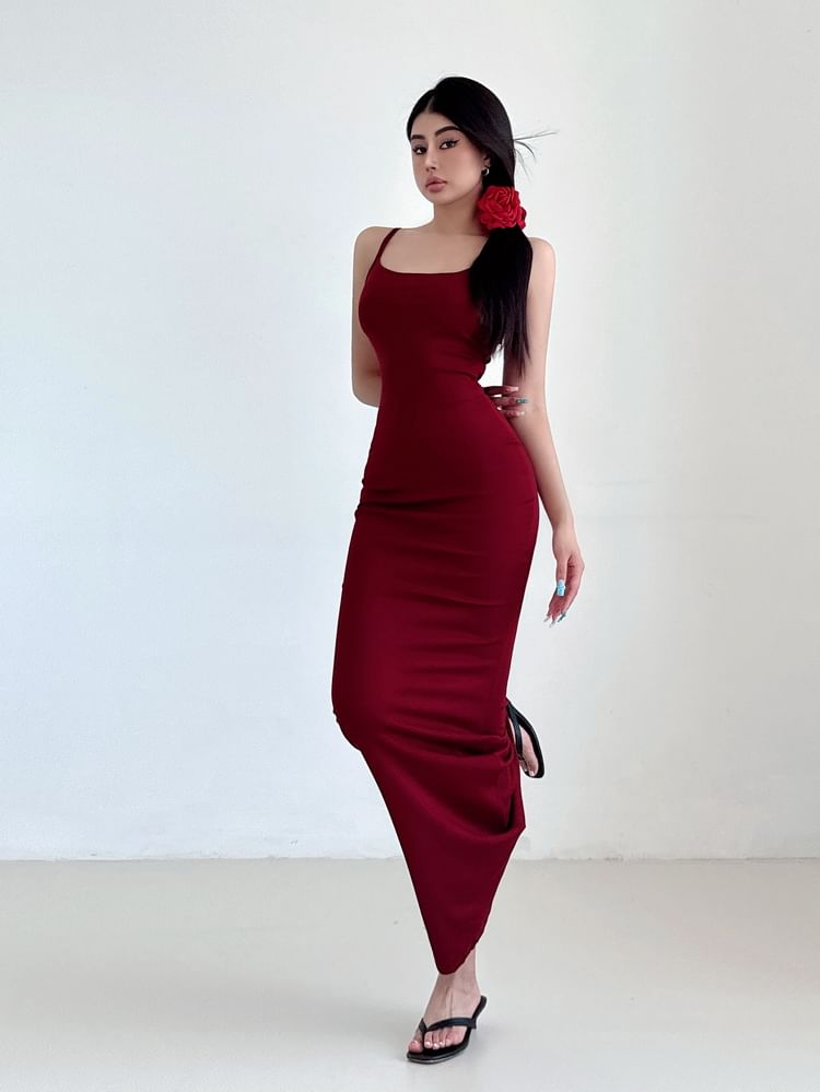 LIVIE - Spaghettibandjes Maxi Zeemeerminjurk (Diverse ontwerpen)
