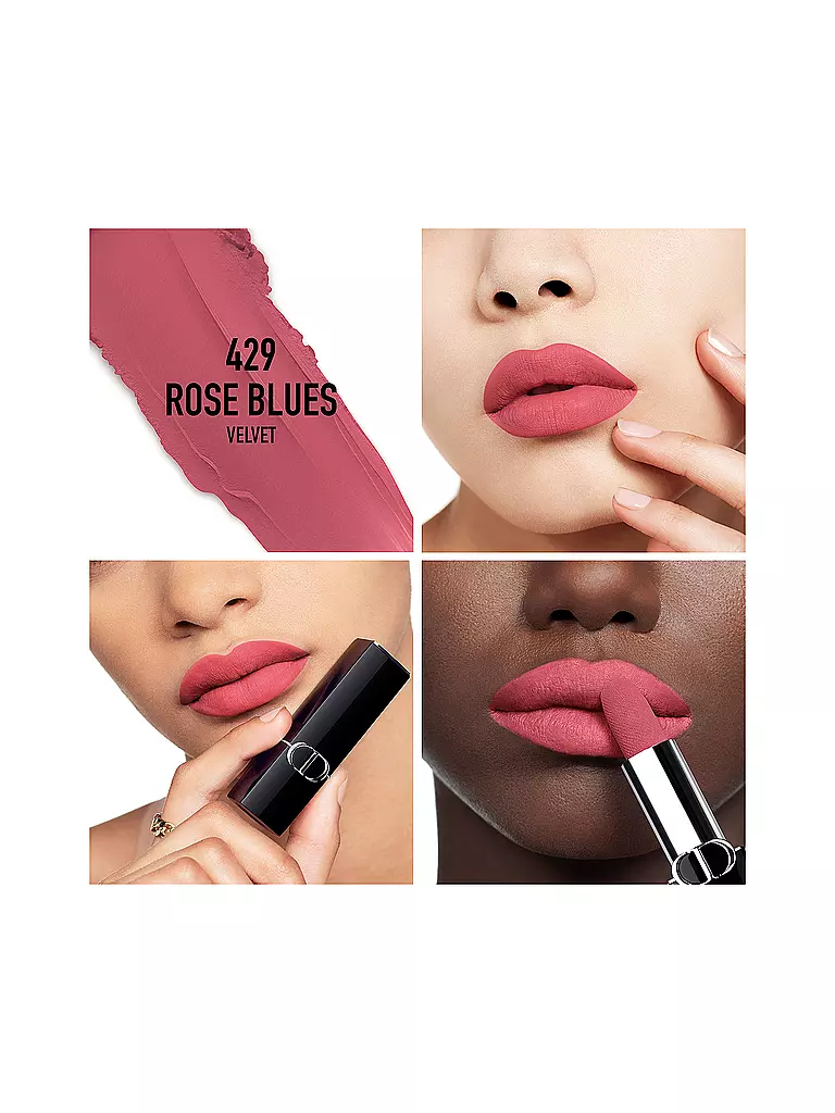 DIOR Lippenstift - Rouge Dior Velvet Lipstick (429 Rose Blues) orange