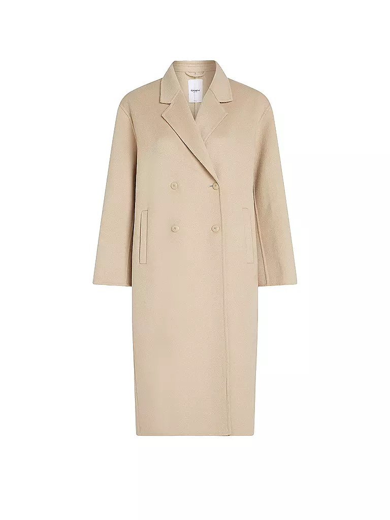 PENN&INK Wollmantel creme